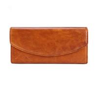 TVAFEDS Purses for Women Wallets, Ladies Purse, Long Wallet, Multi-Card Bit, Leather, Multifunction(Brown)