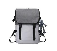 TVAFEDS Rucksack for Men Oxford Cloth Polyester Women's Waterproof Travel Backpack School Bag Laptop Lightweight Portable Practical Wear-resistant(Gray)