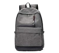 TVAFEDS Rucksack for Men Women's Backpack,Men's Canvas Travel,Water Resistant Big Business,Retro Simple Small Bag,Laptops Notebook(Gray)