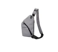 TVAFEDS Running Belt Ultra Thin Anti Theft Chest Bag Small Cross Body Bags Mini Messenger Men Shoulder Sport Pack(Grau)