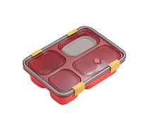 TVAFEDS Thermos Lunch Box Lunch Box Soup Bowl Microwave Portable Home Food Container(Red)