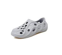 TVAFEDS Walking Sandals Men Men Clogs Beach Sandals Breathable Playa Sandalia Classic Fashion Lightweight Leisure Outdoor Male Slippers Antiskid Unisex(Gray,11)