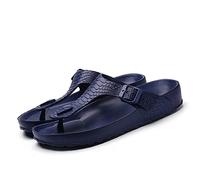 TVAFEDS Walking Sandals Men Men Flip Flops Summer Shoes Man Outside Beach Slippers Light Soft Women Footwear Plus Size Male Sandals Flat(Blue,5.5)