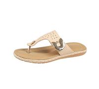 TVAFEDS Walking Sandals Men Spring and Summer Slippers One word Drag Flip Flops Tide Beach Korean Version of The Foot(Beige,4.5 UK)