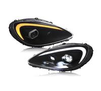 TVCFXPLI Headlamp Assembly Compatible With Chevy For Corvette C6 2005-2013 HeadLamps Assembly Projector Car Accessories Start-up Animation Headlights