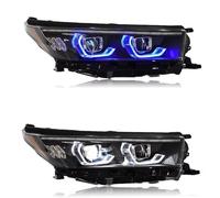 TVCFXPLI Headlamp Assembly Compatible With Toyota For Highlander 2018 2019 Headlight Headlights DRL Bi Xenon Lens High Low Beam Parking Fog Lamp Car Styling