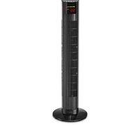 TVE 31 T | 3 speeds, 60° oscillation, quiet operation, remote control, timer, LED display, black