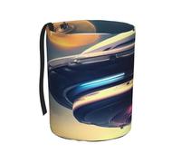 TVGPYBXF UFO Landing Car Trash Can - Leak-Proof, Odor-Free Car Trash Can, Let You Travel Clean and Hygienic.