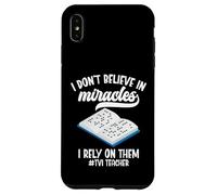 TVI Teacher Appreciation Miracles Visually Impaired Teacher Case for iPhone XS Max