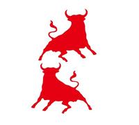 TVIVID Spanish Bull Vinyl car decals, mirror bumper stickers accessories, diesel engine decals, car decoration
