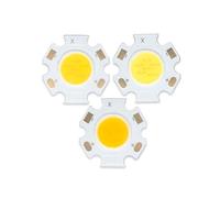 TVKSIPAR 10pcs 3W 5W 7W 10W 300mA Bridgelux LED Chip Light-Emitting Diode 20 * 20mm Cold/Warm/Natural White for DIY LED Spotlight Downlight Led Beads(2020 Warm White,10pcs 3W DC9-12V)