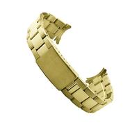 TVKSIPAR 13mm 17mm 19mm 20mm Stainless Steel Replacement Fit For Oyster Watch Bracelet Fits For Rolex Watch Strap Women Watchbands Men