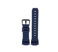 TVKSIPAR 16mm Rubber Strap Fit For Casio G-shock GM GA 2100 GA5600 6900 Series Quick Release Sports Waterproof Band Watch Accessories(Blue black buckle)
