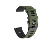 TVKSIPAR 20mm 22mm Sports Strap Fit For Garmin Fit For Venu 3 Band Watch Band Replacement Silicone Bracelet Fit For Forerunner 165 265 255 Music For Vivoactive 4(BLACK WHITE,20mm)