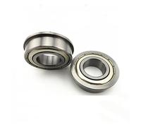 TVKSIPAR 2pcs F6800ZZ F6801ZZ F6802ZZ F6803ZZ F6804ZZ F6805ZZ 25x37x7mm Flange Thin Wall Ball Bearing Metal Shielded Flanged Bearings(F6805zz 25x37x7mm)