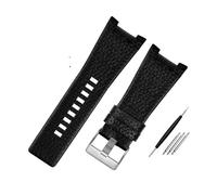 TVKSIPAR Fit For Diesel DZ1216 DZ1273 DZ4246 DZ4247DZ287 Leather Watch Strap Bracelet 32mm Notched Mens Watchband Wristwatches Band