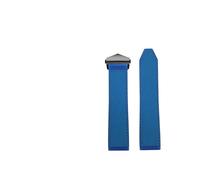 TVKSIPAR Fit For TAG Fit For Heuer Fit For Monaco Speed Series Bracelet CBL2184/2183 22MM Men's Soft Rubber Silicone Watch Strap Folding Buckle Watch Band(Blue-black)