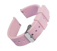 TVKSIPAR Silicone Watch Bands 14/16/18/19/20/21/22/24 Mm Soft Quick Release Rubber Watch Bands Fit For Samsung Galaxy, Fit For Garmin Fit For Huawei Watch Straps(Pale Rose 1,20mm)