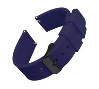 TVKSIPAR Silicone Watch Bands 14/16/18/19/20/21/22/24 Mm Soft Quick Release Rubber Watch Bands Fit For Samsung Fit For Galaxy, Fit For Garmin Fit For Huawei Watch Straps(Midnight Blue 2,21mm)