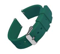 TVKSIPAR Silicone Watch Bands 14/16/18/19/20/21/22/24 Mm Soft Quick Release Rubber Watch Bands Fit For Samsung Fit For Galaxy, Fit For Garmin Fit For Huawei Watch Straps(British Green 1,18mm)