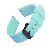 TVKSIPAR Silicone Watch Bands 14/16/18/19/20/21/22/24 Mm Soft Quick Release Rubber Watch Bands Fit For Samsung Fit For Galaxy, Fit For Garmin Fit For Huawei Watch Straps(Powder Blue 2,20mm)