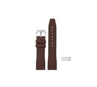 TVKSIPAR Soft Rubber Silicone Watch Strap 20mm 21mm 22mm Fit For IWC For Pilot's Band Quick Release Men Women Sport Waterproof Belt Bracelet(Brown,21mm)