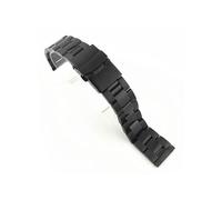 TVKSIPAR Solid Stainless Steel Watch Band Fit For Omega Fit For Seamaster Diving Strap Fit For Seiko Watch Folding Clasp Metal Bracelet 20/22/24/26/28mm(Black,28mm)