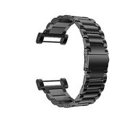 TVKSIPAR Stainless Steel Watch Band Fit For Suunto Core Smart Watch Strap Bracelet Wristband Adjustable Replacement Strap For Suunto Core(Black)