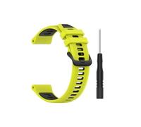 TVKSIPAR Two-tone Silicone Sports Strap Fit For Garmin Fit For Forerunner 965 955 Solar Band Fit For Forerunner 945 935 Replacement Bracelet Watchbands(Green Black)