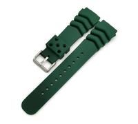 TVKSIPAR Universal Diver Watch Band Fit For Seiko 18mm 20mm 22mm Silicone Rubber Waterproof Sport Strap Watchband Accessories Men Blue Green