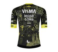 Tvl Team Visma Lease A Bike Tdf26 Premium Aero Short Sleeve Jersey Green M Men M Multicolor