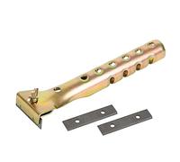 TVlifams Razor Blade Scraper, Paint Scraper Tool with 2 PCS Tungsten Carbide Replacement Blades for Cleaning, Painting Preparation