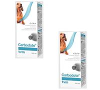 TVM Carbodote Liquid | Double Pack | 2 x 100 ml | Supplementary Feed for Dogs, Cats, Rodents and Birds | Can be Supportive in the Adsorption of Toxins in the Intestine
