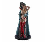 Tvoip Creative Resin Skull Ghost & Beauty Sexy Statue Craft Figurines 2-Posture for Home Bar Party Desk Decorative Ornament Funny Gift (NO.2)