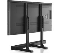TVON Table Top TV Stand with Height Adjustable TV legs, TV Stands Base with Cable Management for Most 37 to 86 Inch Flat or Curved TVs, Steel TV Feet Holds up to 68 KG, Max VESA 800x600mm, Black