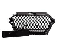 TVP Trade Vehicle Parts.co.uk Compatible with A3 S3 2012-2016 Front Main Grille Gloss Black Honeycomb RS3 Quatrro Look Badgeless