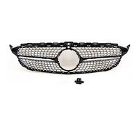 TVP Trade Vehicle Parts.co.uk Compatible With Front Bumper Grille Black & Chrome AMG Diamond Style C Class W205 2014-2018