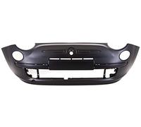 TVP Trade Vehicle Parts.co.uk Compatible With Front Bumper Primed For Models With Chrome Mouldings W/O Tow Eye Cover Fiat 500 & 500C 2008-2015