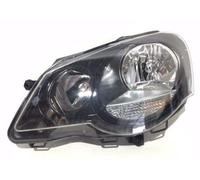 TVP Trade Vehicle Parts.co.uk Compatible With Headlamp Headlight Black Left Side N/S Vw Polo Hatchback 2005-2009