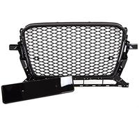 TVP Trade Vehicle Parts.co.uk Compatible with Q5 SQ5 2012-2016 Front Main Grille Gloss Black Honeycomb RS Look Badgeless
