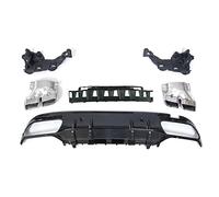 TVP Trade Vehicle Parts.co.uk Compatible With Rear Diffuser & Exhaust Tips Sport C63 S Facelift Style C Class W205 S205 2015-2020