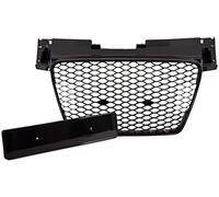 TVP Trade Vehicle Parts.co.uk Compatible with TT TTS 2006-2014 Front Main Grille Gloss Black Honeycomb RS Look Badgeless