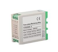 TVR2000-3 Circuit Voltage Relay, Phase Loss Relay 440VAC Voltage Phase Sequence Multi-Function Protector 3 Power Monitor Sequence Protector