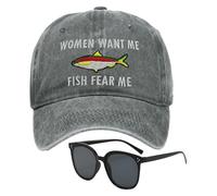 TVSVKWE 1 Hat And 1 Pair Of Black Sunglasses, Outdoor Sports Hat, Creative Embroidered Baseball Cap, Fashionable Sun Hat, Outdoor Supplies.