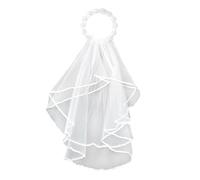 TVSVKWE 1 Piece Garland Veil, Bridal Garland Veil, Ele And Simple Veil, Bridal Clothing Accessories.