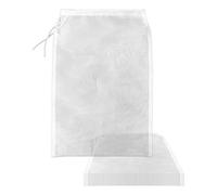TVSVKWE 10-Piece Nylon Filter Bag, Reusable Filter Bag, Juice Filter Bag With Drawstring, Suitable For Yogurt, Coffee, And Vegetable Juice.