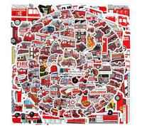 TVSVKWE 150 Fire-Themed Stickers, Creative Graffiti Stickers, Children'S Stickers, Waterproof Stickers, Can Decorate Water Bottles, Notebooks, Bicycles.