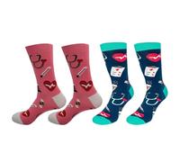 TVSVKWE 2 Pairs Of Medical Theme Socks, Fun Socks, Creative Printed Socks, Gift Socks, Soft Breathable Socks.
