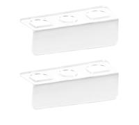 TVSVKWE 2-Piece Wall-Mounted Storage Rack, Bathroom Storage Rack, Plastic Storage Rack, Multi-Function Storage Rack.