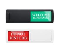 TVSVKWE 2 Pieces Of Acrylic Sliding Blocks Do Not Disturb The Door Sign, Creative And Multi-Functional, Conference Room Status Sign, Privacy Sign Props.